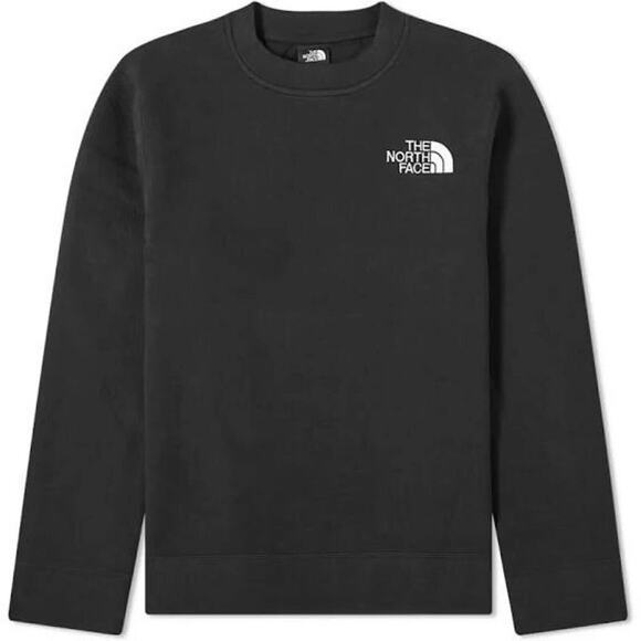 The North Face black series Spacer Knit black Crew sweatshirt small NWT - Picture 2 of 9